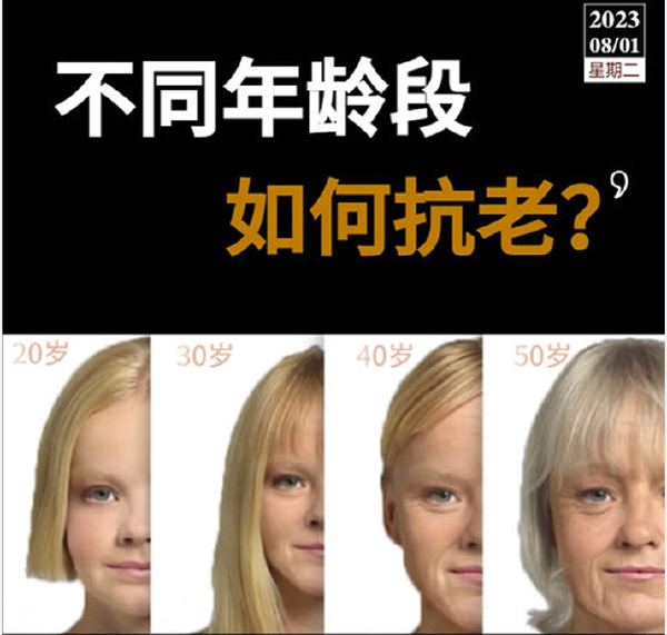 不同年龄段如何K老？老化表现/护肤方法